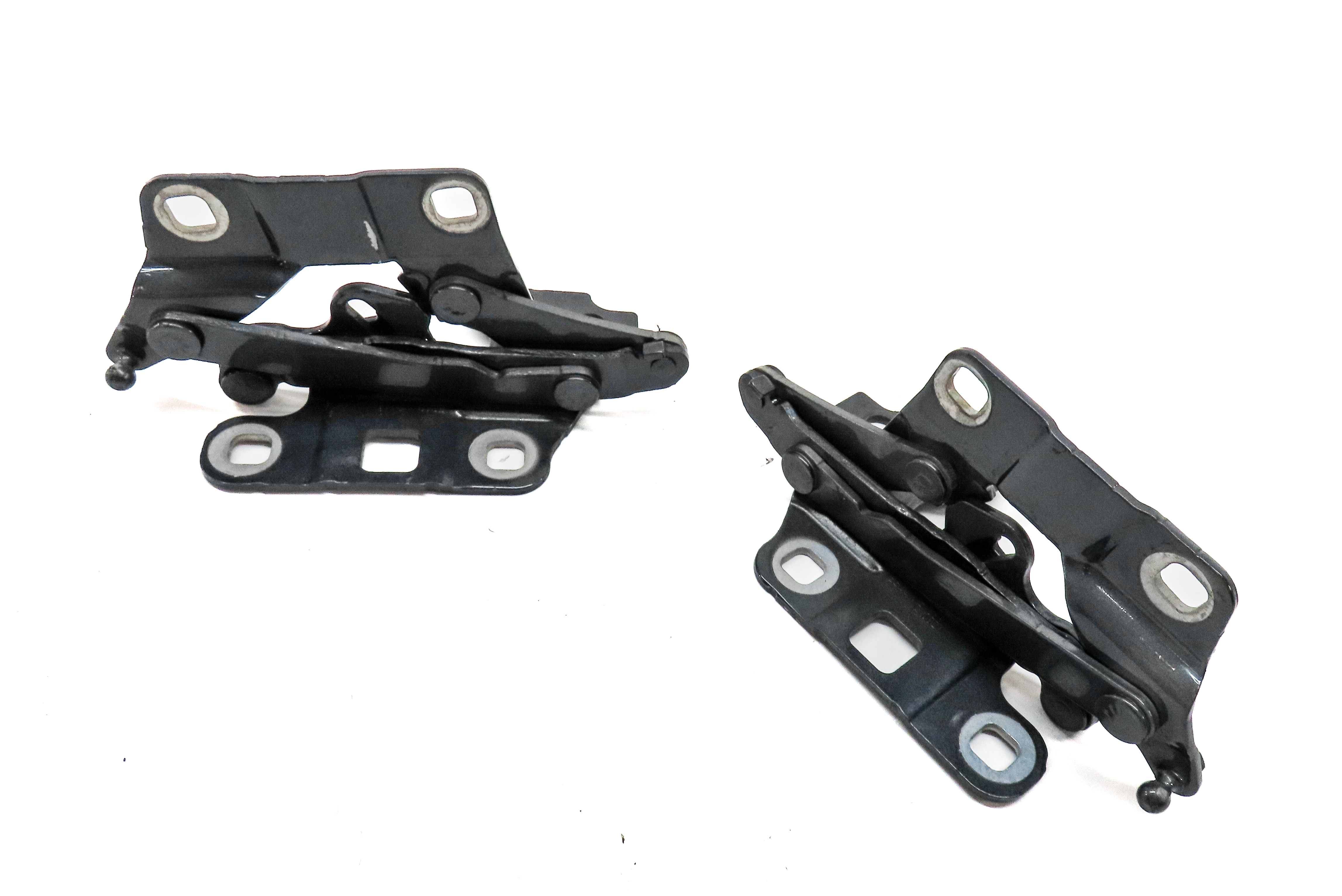 12-19 MERCEDES GL ML (W166 X166) FRONT LEFT & RIGHT HOOD HINGE SET (Gray) — exact item pictured